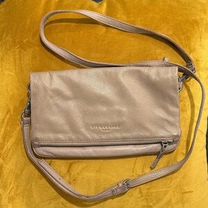 Liebeskind Beige Leather Crossbody Bag